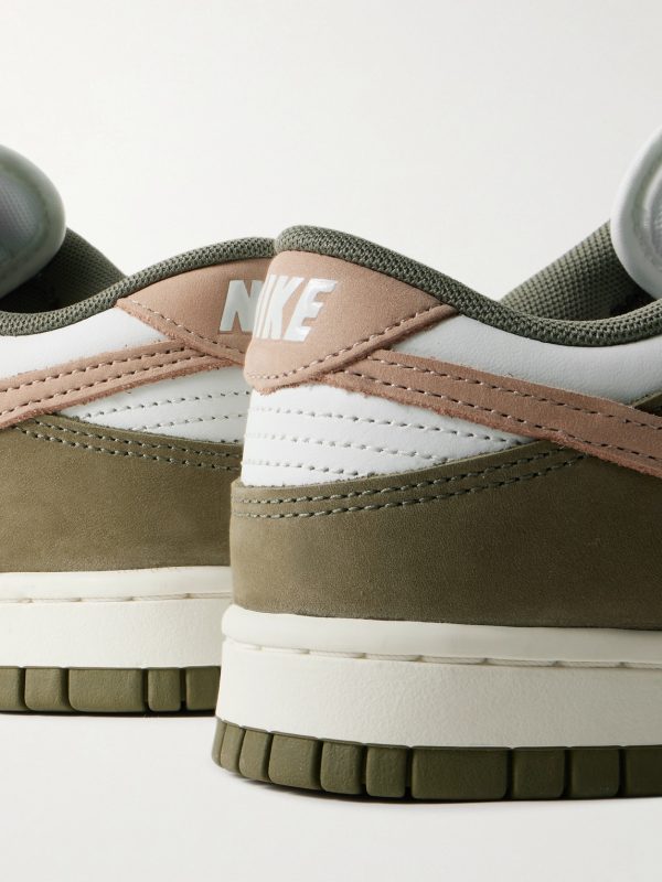 Dunk Low PRM Suede and Leather Sneakers - CU