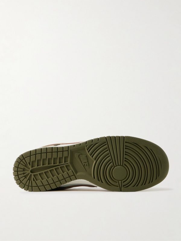 Dunk Low PRM Suede and Leather Sneakers - E1