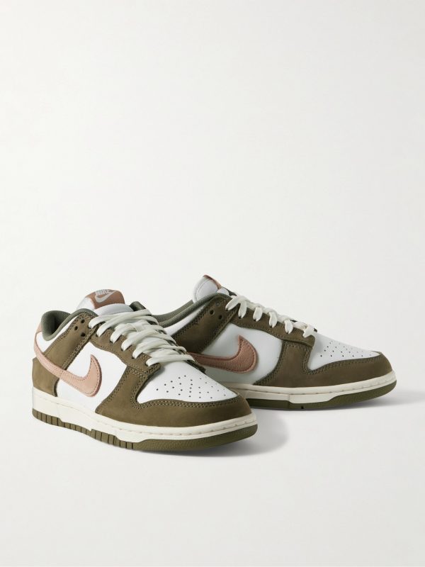 Dunk Low PRM Suede and Leather Sneakers - FR