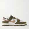 Dunk Low PRM Suede and Leather Sneakers