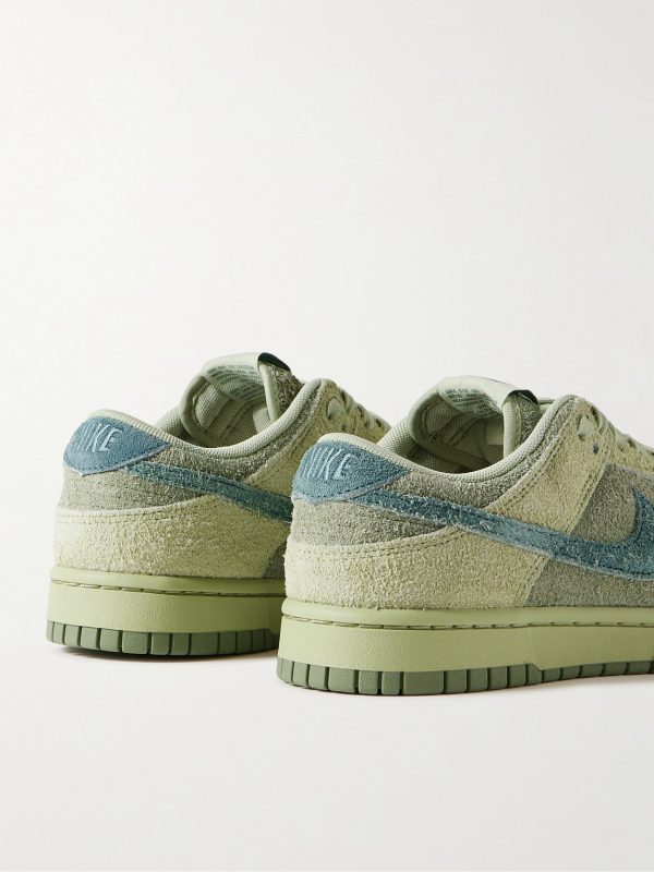 Dunk Low Brushed-Suede Sneakers - BK Dunk Low Brushed-Suede Sneakers - BK