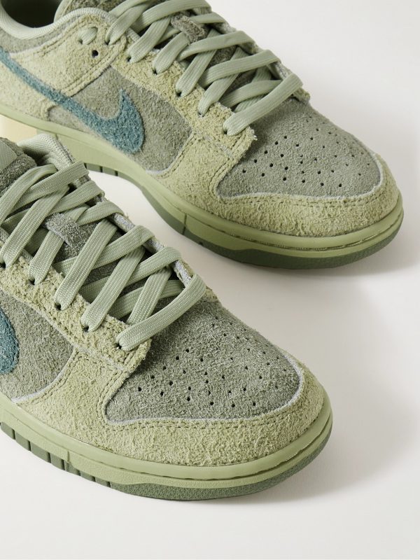 Dunk Low Brushed-Suede Sneakers - CU Dunk Low Brushed-Suede Sneakers - CU