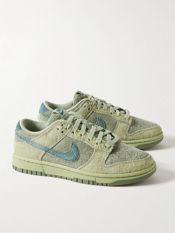 Dunk Low Brushed-Suede Sneakers - FR Dunk Low Brushed-Suede Sneakers - FR