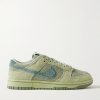 Dunk Low Brushed-Suede Sneakers Dunk Low Brushed-Suede Sneakers