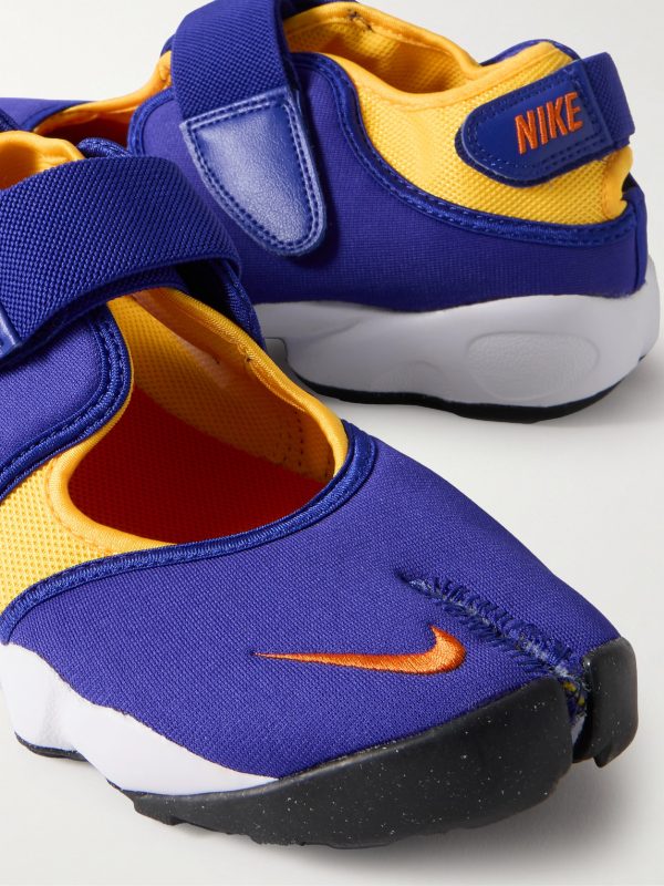 Air Rift Split-Toe Leather-Trimmed Mesh Sneakers - CU Air Rift Split-Toe Leather-Trimmed Mesh Sneakers - CU