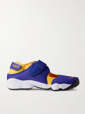 Air Rift Split-Toe Leather-Trimmed Mesh Sneakers Air Rift Split-Toe Leather-Trimmed Mesh Sneakers
