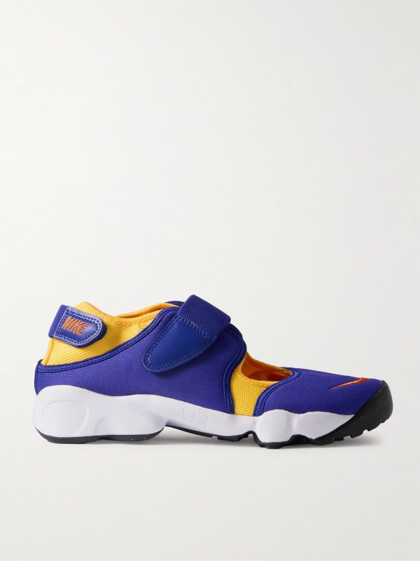 Air Rift Split-Toe Leather-Trimmed Mesh Sneakers Air Rift Split-Toe Leather-Trimmed Mesh Sneakers