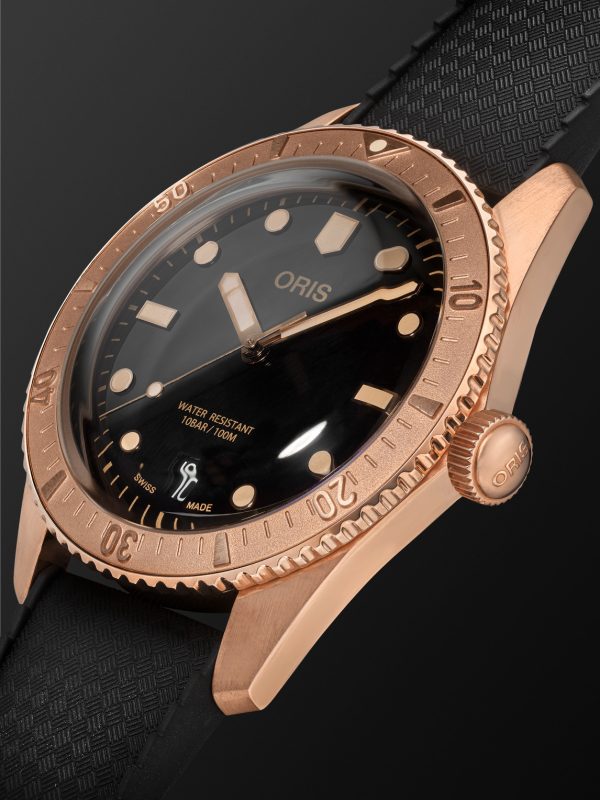Divers-Sixty Five Automatic 38mm Bronze Watch, Ref. No. 01 733 7771 3154-07 4 19 18BR - FR Divers-Sixty Five Automatic 38mm Bronze Watch, Ref. No. 01 733 7771 3154-07 4 19 18BR - FR