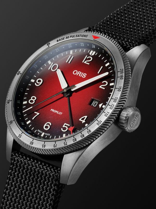 ProPilot GMT Automatic 41.5mm PVD-Coated Stainless Steel and Canvas Watch, Ref. No. 01 798 7773 4268-07 3 20 14GLC - FR ProPilot GMT Automatic 41.5mm PVD-Coated Stainless Steel and Canvas Watch, Ref. No. 01 798 7773 4268-07 3 20 14GLC - FR