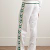 Laurel Straight-Leg Logo-Appliquéd Jersey Sweatpants - BK