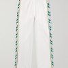 Laurel Straight-Leg Logo-Appliquéd Jersey Sweatpants