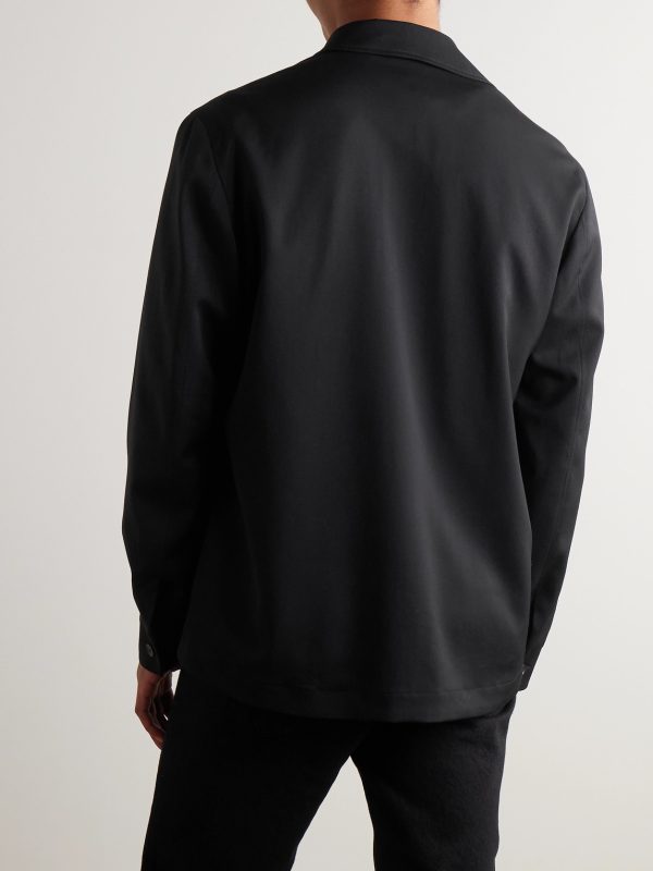 Wool-Twill Overshirt - BK