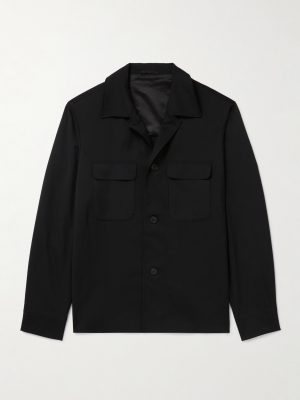 Wool-Twill Overshirt