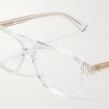 Aviator-Style Acetate Optical Glasses - CU