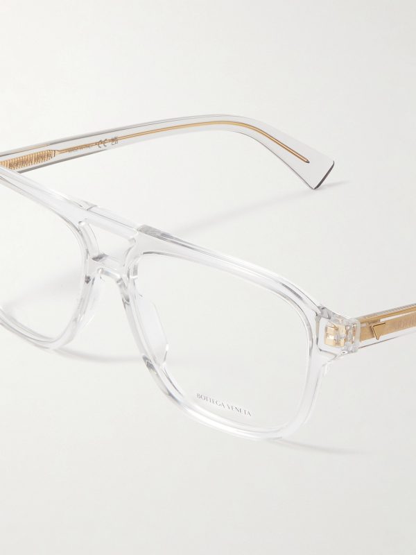 Aviator-Style Acetate Optical Glasses - CU