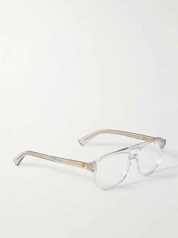 Aviator-Style Acetate Optical Glasses - FR