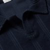 Striped Cotton-Terry Polo Shirt - CU Striped Cotton-Terry Polo Shirt - CU