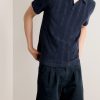 Striped Cotton-Terry Polo Shirt - FR Striped Cotton-Terry Polo Shirt - FR