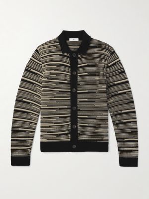 Striped Cotton Cardigan