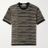 Striped Knitted Cotton T-Shirt Striped Knitted Cotton T-Shirt