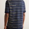 Striped Cotton T-Shirt - BK Striped Cotton T-Shirt - BK