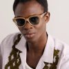 Mojave Round-Frame Acetate Sunglasses - OU Mojave Round-Frame Acetate Sunglasses - OU