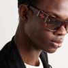 Thundercloud Square-Frame Tortoiseshell Acetate Sunglasses - E1 Thundercloud Square-Frame Tortoiseshell Acetate Sunglasses - E1