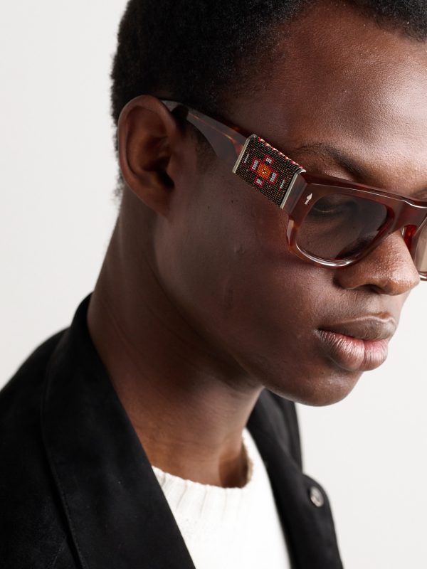 Thundercloud Square-Frame Tortoiseshell Acetate Sunglasses - E1 Thundercloud Square-Frame Tortoiseshell Acetate Sunglasses - E1