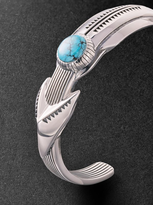 Natrona Limited Edition Silver and Turquoise Cuff - CU Natrona Limited Edition Silver and Turquoise Cuff - CU
