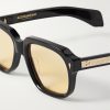+ Union D-Frame Acetate and Gold-Tone Sunglasses - CU + Union D-Frame Acetate and Gold-Tone Sunglasses - CU