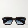+ Union D-Frame Tortoiseshell Acetate and Gold-Tone Sunglasses + Union D-Frame Tortoiseshell Acetate and Gold-Tone Sunglasses