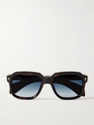+ Union D-Frame Tortoiseshell Acetate and Gold-Tone Sunglasses + Union D-Frame Tortoiseshell Acetate and Gold-Tone Sunglasses