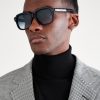 + Union D-Frame Acetate and Silver-Tone Sunglasses - OU