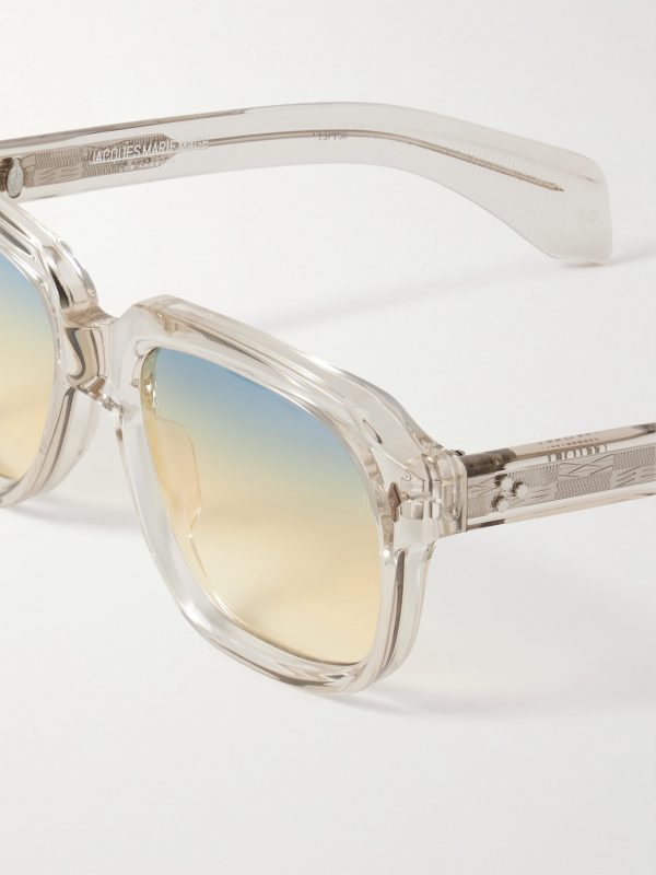 + Union D-Frame Acetate and Silver-Tone Sunglasses - CU + Union D-Frame Acetate and Silver-Tone Sunglasses - CU