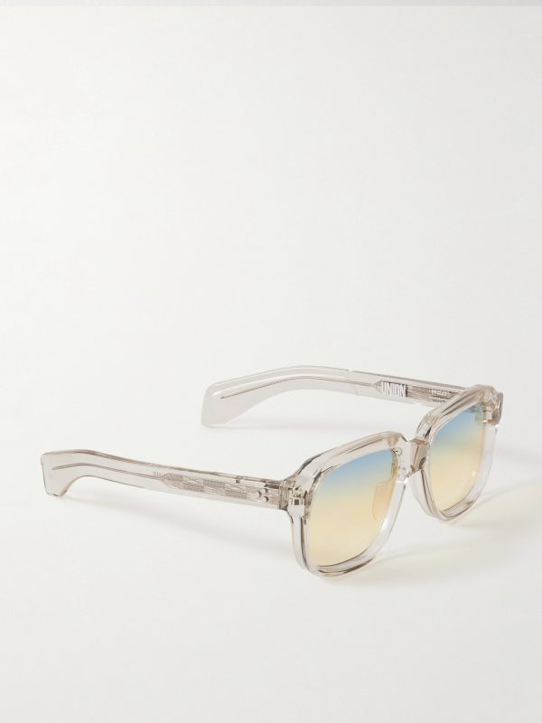 + Union D-Frame Acetate and Silver-Tone Sunglasses - FR + Union D-Frame Acetate and Silver-Tone Sunglasses - FR