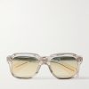 + Union D-Frame Acetate and Silver-Tone Sunglasses + Union D-Frame Acetate and Silver-Tone Sunglasses