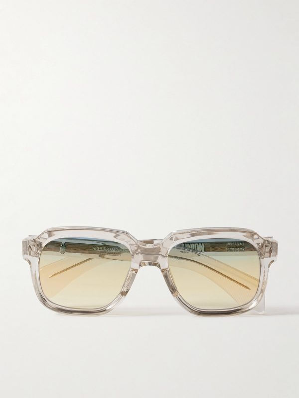 + Union D-Frame Acetate and Silver-Tone Sunglasses + Union D-Frame Acetate and Silver-Tone Sunglasses