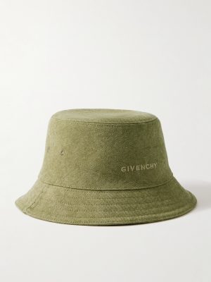 Logo-Embroidered Cotton-Canvas Bucket Hat Logo-Embroidered Cotton-Canvas Bucket Hat