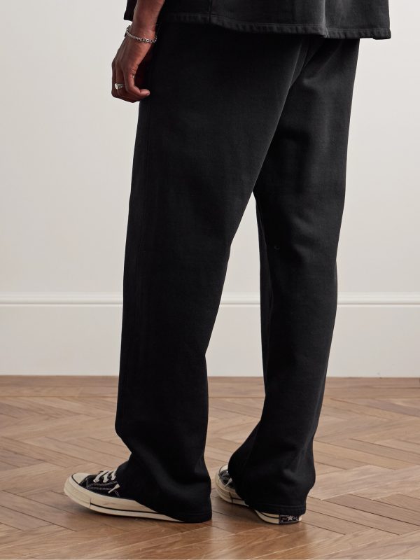 Heavyweight Structured-Fleece Cotton-Jersey Sweatpants - BK Heavyweight Structured-Fleece Cotton-Jersey Sweatpants - BK