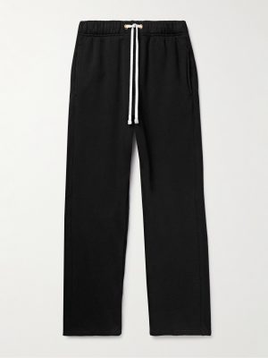 Heavyweight Structured-Fleece Cotton-Jersey Sweatpants