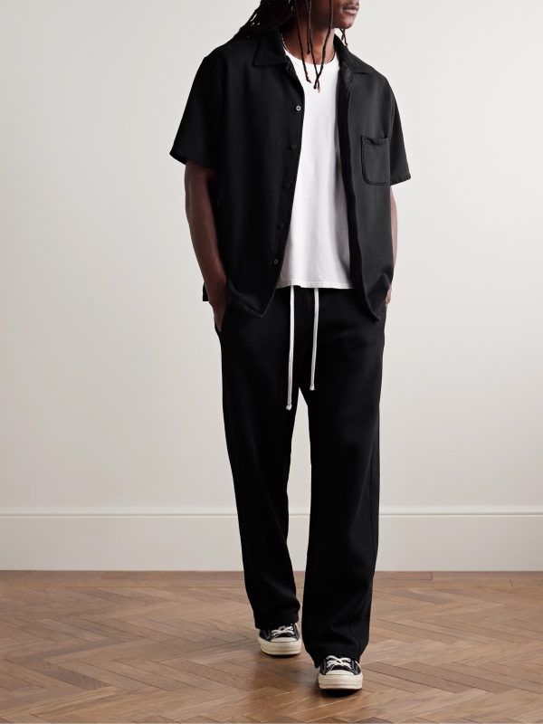 Heavyweight Structured-Fleece Cotton-Jersey Sweatpants - OU Heavyweight Structured-Fleece Cotton-Jersey Sweatpants - OU