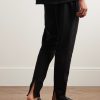 Heavyweight Structured-Fleece Cotton-Jersey Sweatpants - BK Heavyweight Structured-Fleece Cotton-Jersey Sweatpants - BK