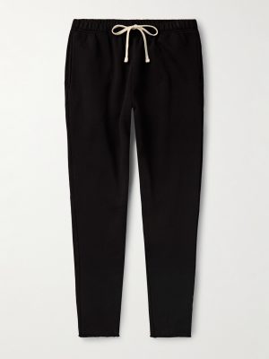 Heavyweight Structured-Fleece Cotton-Jersey Sweatpants