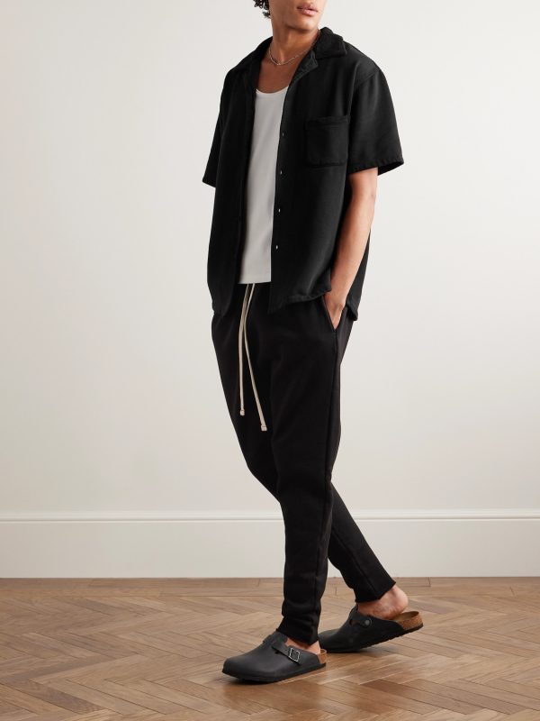 Heavyweight Structured-Fleece Cotton-Jersey Sweatpants - OU Heavyweight Structured-Fleece Cotton-Jersey Sweatpants - OU
