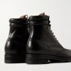 Sapele Leather Boots - BK Sapele Leather Boots - BK
