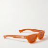 Rush Rectangular-Frame Acetate Sunglasses - FR Rush Rectangular-Frame Acetate Sunglasses - FR