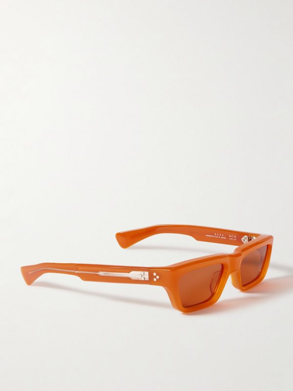 Rush Rectangular-Frame Acetate Sunglasses - FR Rush Rectangular-Frame Acetate Sunglasses - FR