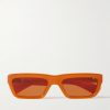 Rush Rectangular-Frame Acetate Sunglasses Rush Rectangular-Frame Acetate Sunglasses