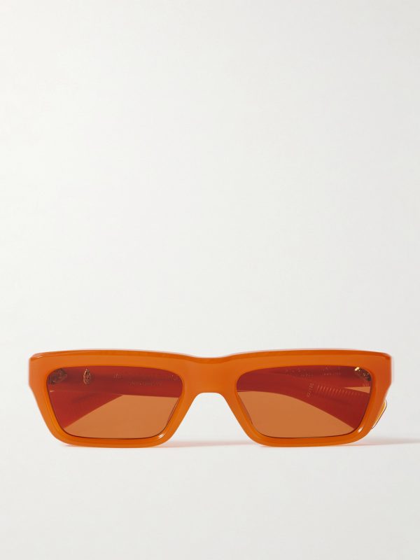 Rush Rectangular-Frame Acetate Sunglasses Rush Rectangular-Frame Acetate Sunglasses
