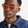 Rush Rectangular-Frame Acetate Sunglasses - OU Rush Rectangular-Frame Acetate Sunglasses - OU